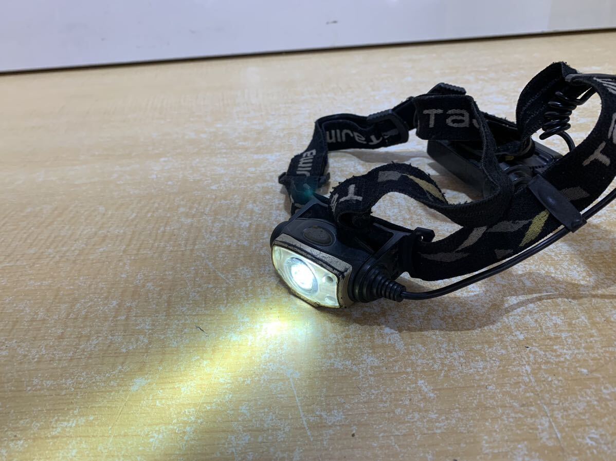 A● Tajima タジマ LED ヘッドライト LE-E501D 照明 ヘッドランプ バッテリー付きの画像4