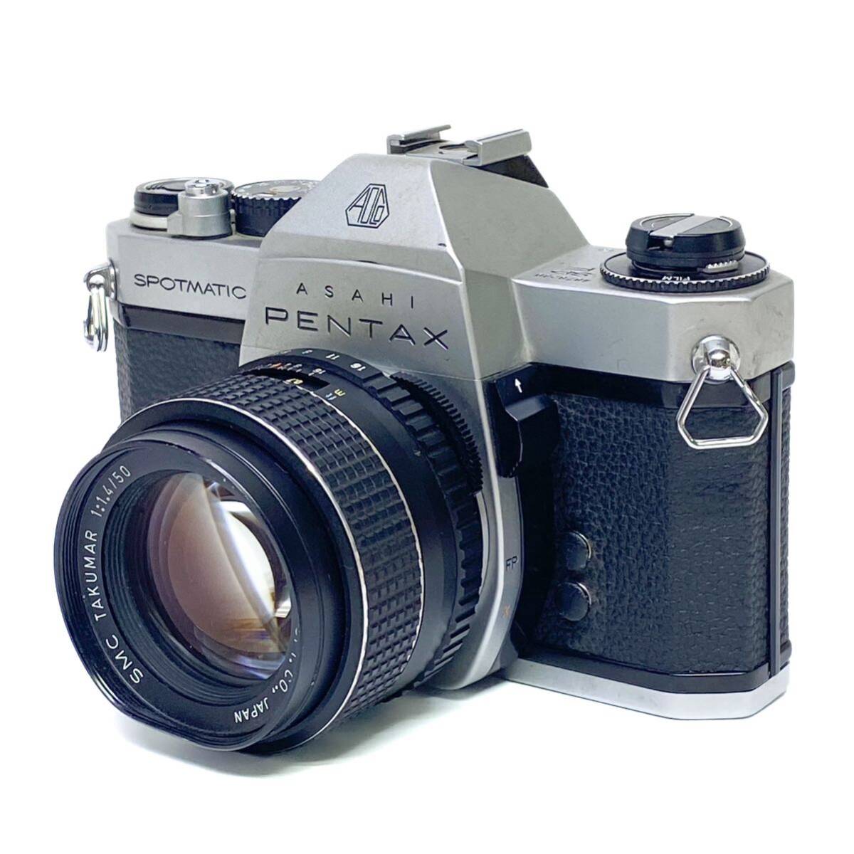 ペンタックス SPOTMATIC F (レンズ)SMC TAKUMAR 1:1.4 50mm 革ケース付 ペンタックス SPOTMATIC F (レンズ)SMC TAKUMAR 1:1.4 50mm 革ケース付
