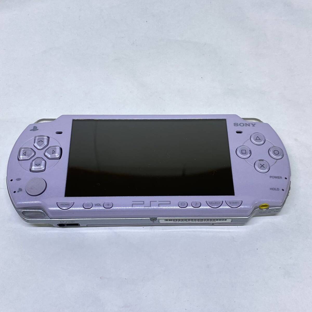 P♪ SONY ソニー PSP-2000 ラベンダーパープル 本体 プレイステーションポータブル 純正ソフトケース付 PlayStation Portable 動作未確認の画像2