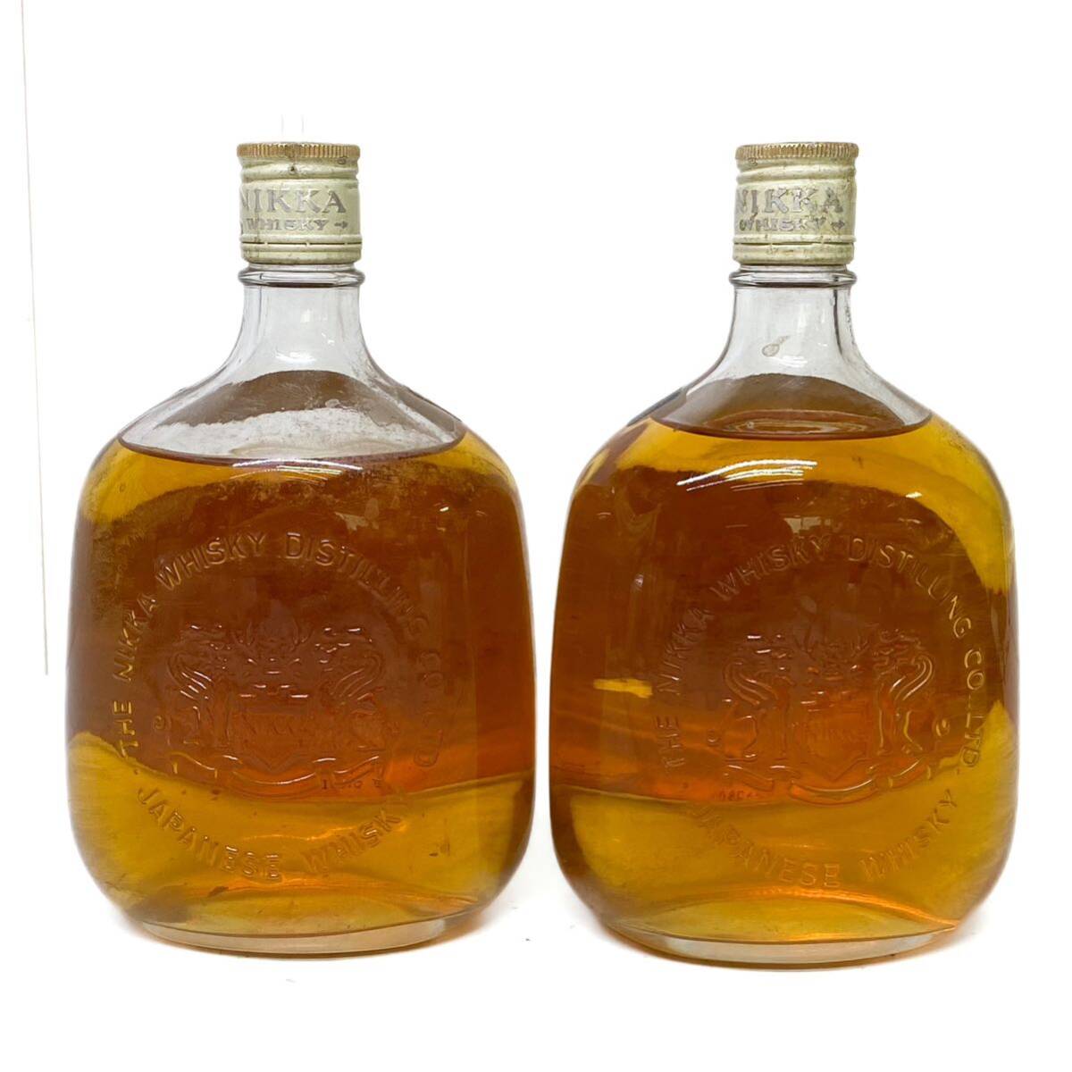 ♪【未開栓】2本セット NIKKA WHISKY ニッカウヰスキー G&G GOLD&GOLD 白びん 白瓶 43% 750ml 特級 ウイスキー 白キャップ 古酒の画像3