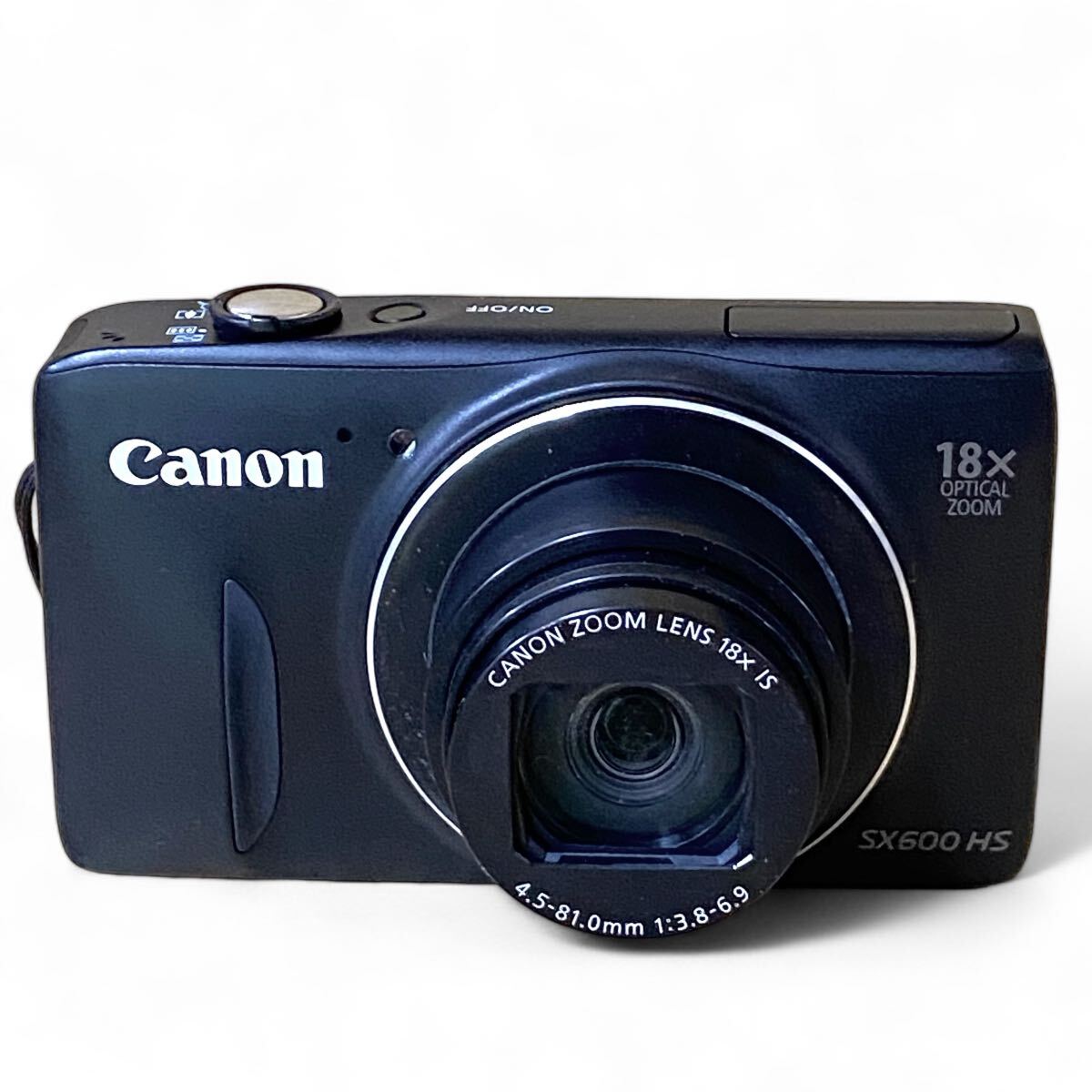 ♪ Canon キャノン PowerShot SX600 HS Wi-Fi/CANON ZOOM LENS 18X IS/4.5-81.0mm 1:3.8-6.9 シャッターOK バッテリー付きの画像2