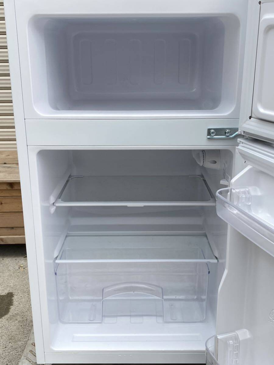 A♪ Haier ハイアール 2ドア ノンフロン冷凍冷蔵庫 85L 右開き コンパクト BR-85A 2022年製 直接引取歓迎 さいたま市の画像4