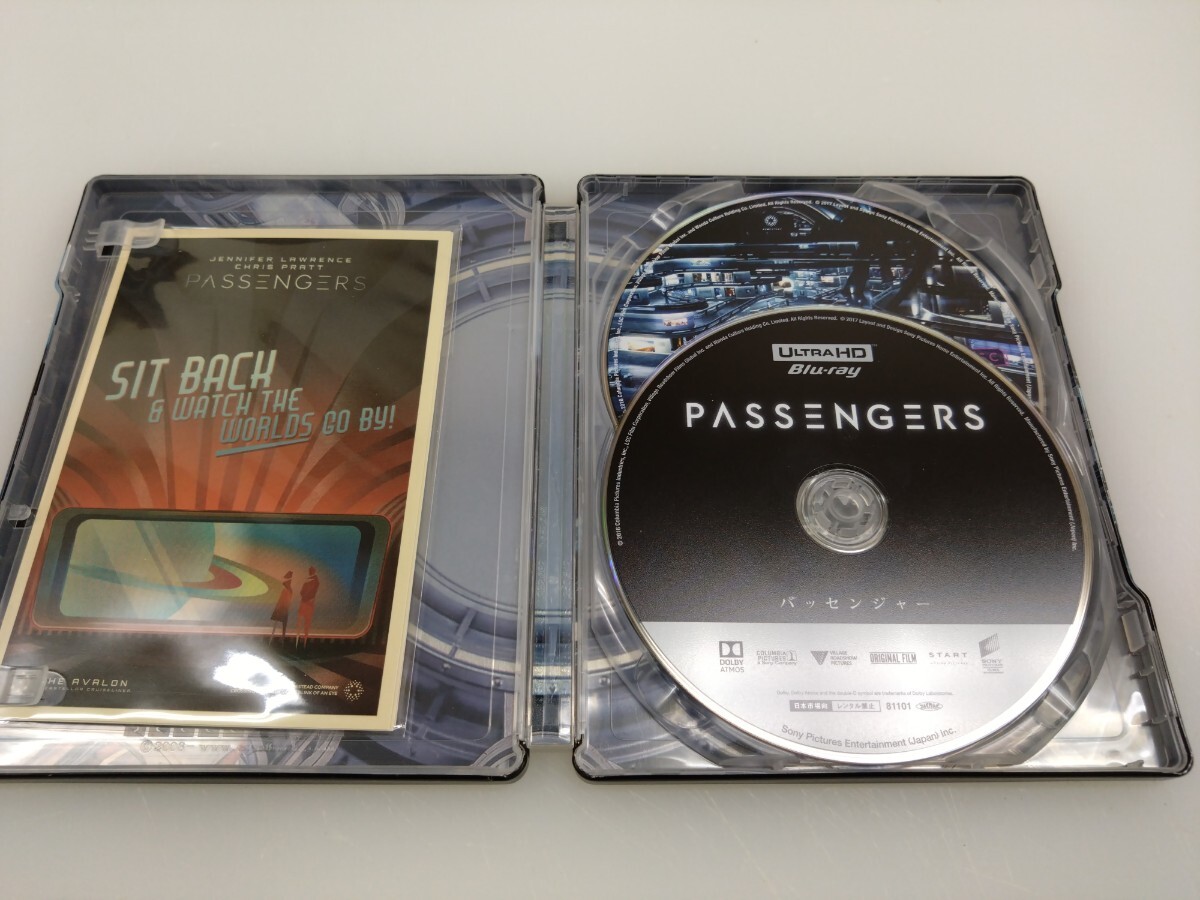 中古品海外版。パッセンジャー スチールブック。注）日本版の4k ultra hdとボーナスディスクに差し替えています。Blu-ray2D、3D本編は欠品の画像7