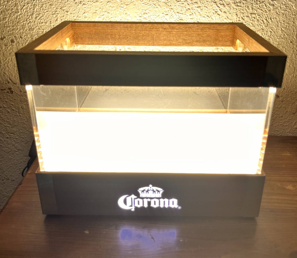 (新品未使用 非売品) コロナビール LED ジュエルボックス CORONA LOGOLIGHTBOX ネオンボード 電装看板の画像1