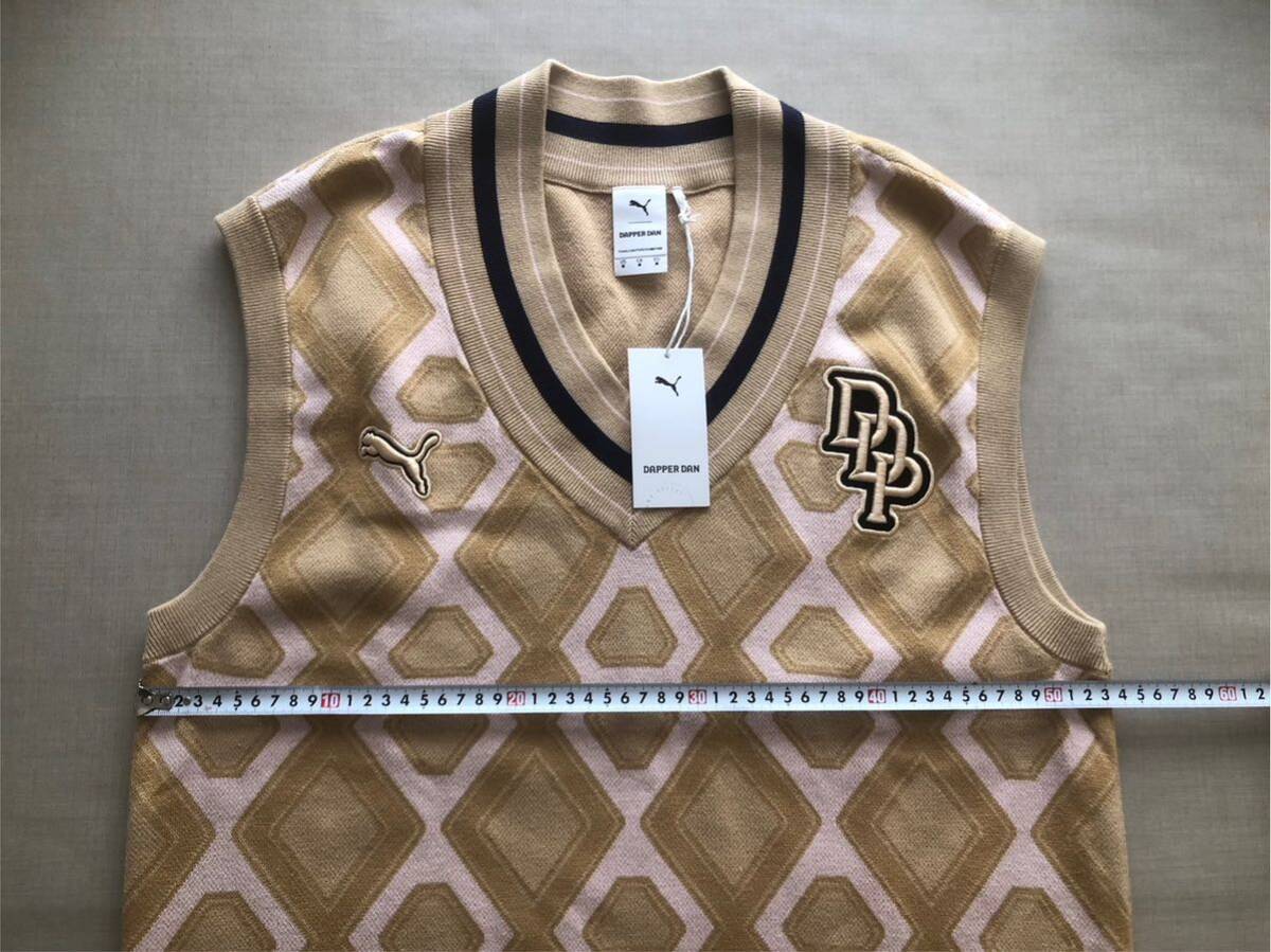 送料無料◆新品◆プーマｘダッパー ダン KNITTED VEST◆US:EU (M)◆539803-89◆PUMAｘDAPPER DAN_画像2