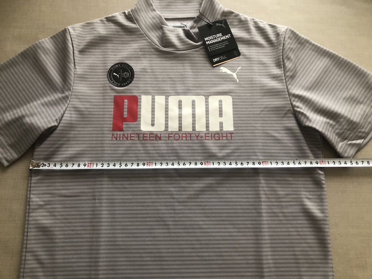  free shipping * new goods *PUMA GOLF short sleeves mok neck shirt *(L)*539845-03* Puma Golf 