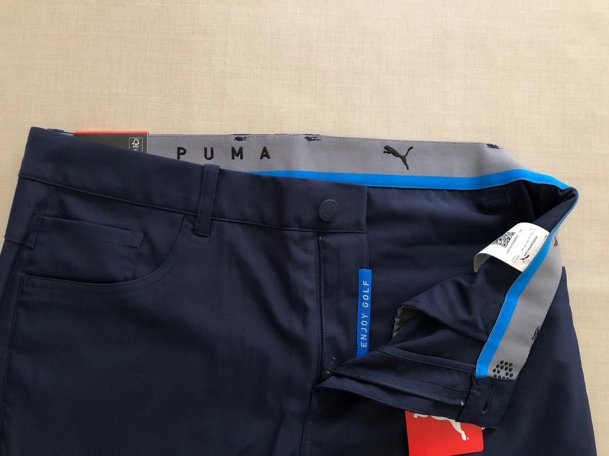 送料無料◆新品◆PUMA GOLF パフォーマンスフィット 5ポケット パンツ◆(L) w82cm◆531757-03 (ネイビー)◆プーマ ゴルフの画像3