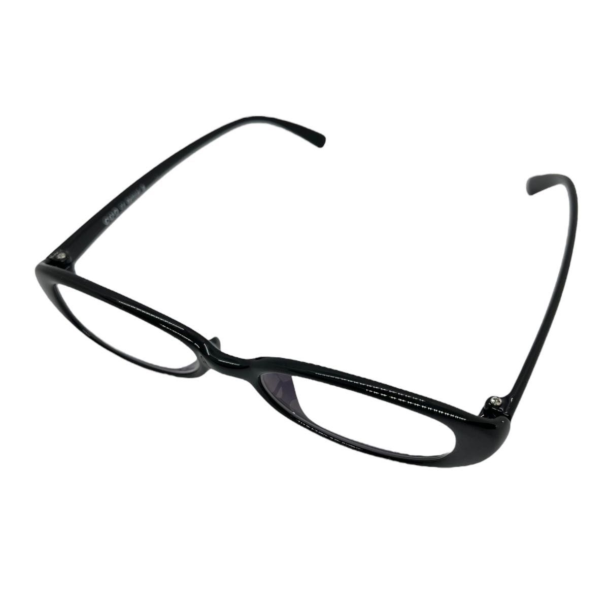 【老眼鏡】老眼鏡　大人用　男女兼用　C3 B 台形型　ブラック　+1.00  3本セット