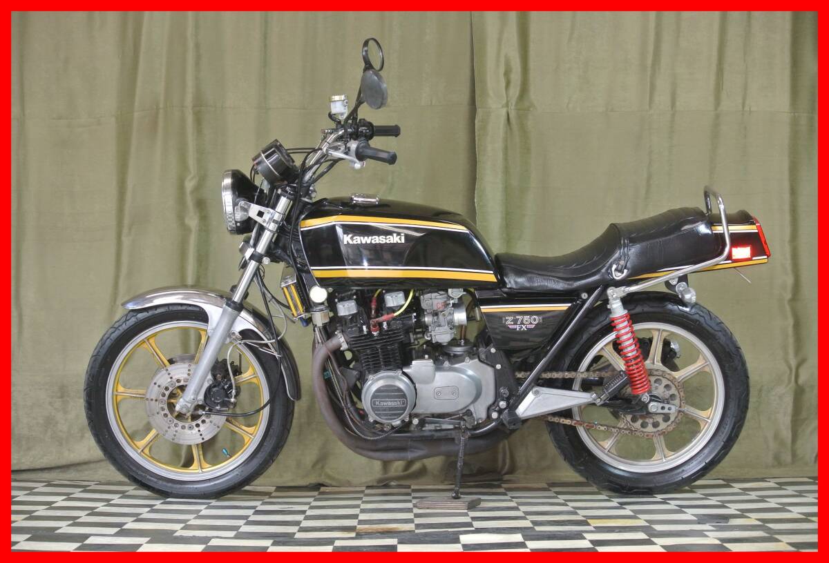 車検付 超希少 綺麗絶版旧車！ 『 Ｚ７５０ＦＸ 』 実動車 型式 KZ750E ゼファー FX GP W SS Z2 GPZ ☆売り切り☆ 全国自宅配送OK！の画像7