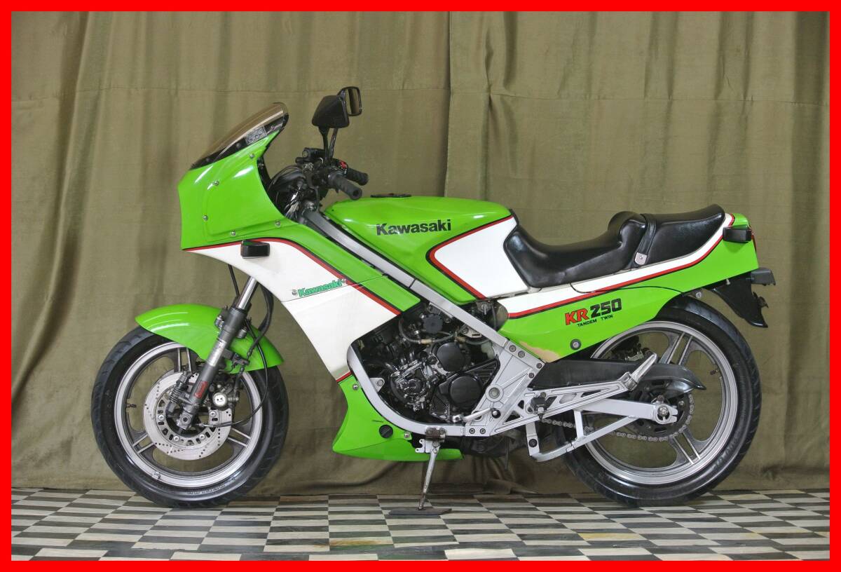 超希少綺麗2stスポーツ！　『　ＫＲ２５０　初期型　』　実動車　型式 KR250A　GPz KH SS KR1 ZZR　☆売り切り☆　全国自宅配送ＯＫ！_画像7