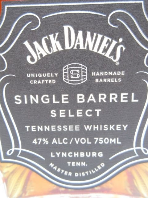 未開栓 洋酒 ジャックダニエル シングルバレル セレクト JACK DANIEL'S SINGLE BARREL SELECT 750ml 47% 送料無料の画像3