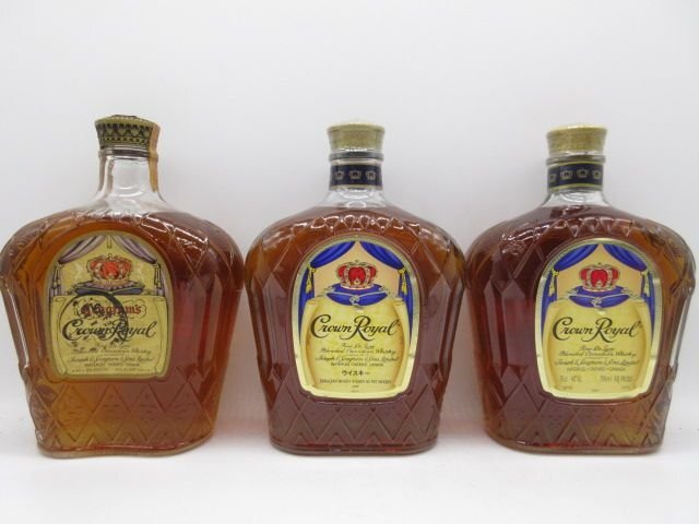 未開栓 洋酒 クラウンロイヤル Crown Royal 750-1000ml 13本セット カナディアンウイスキー 送料無料_画像4