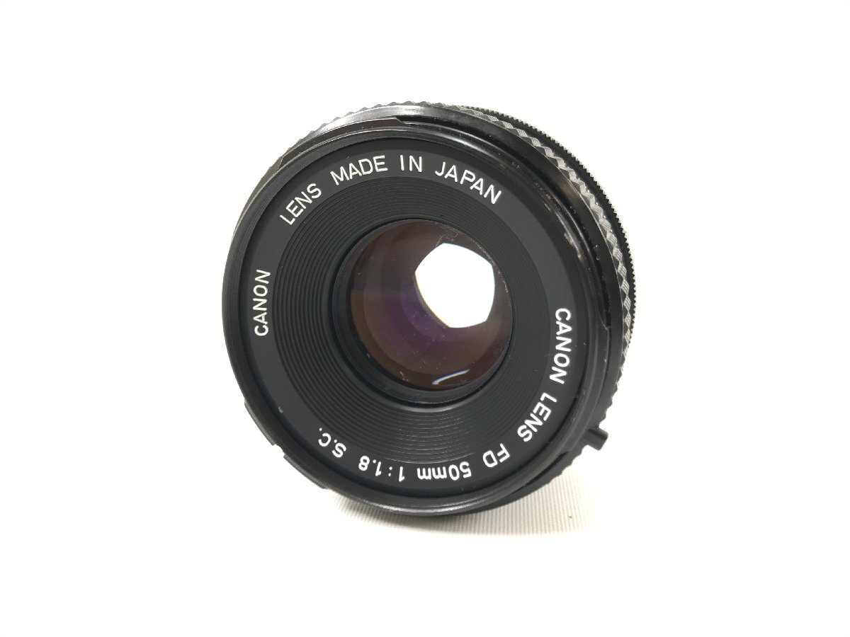 1円～ Canon キャノン AE-1 FD 50mm 1:1.8 S.C. 通電OK ジャンク 一眼レフ フィルムカメラ G04-22の画像8
