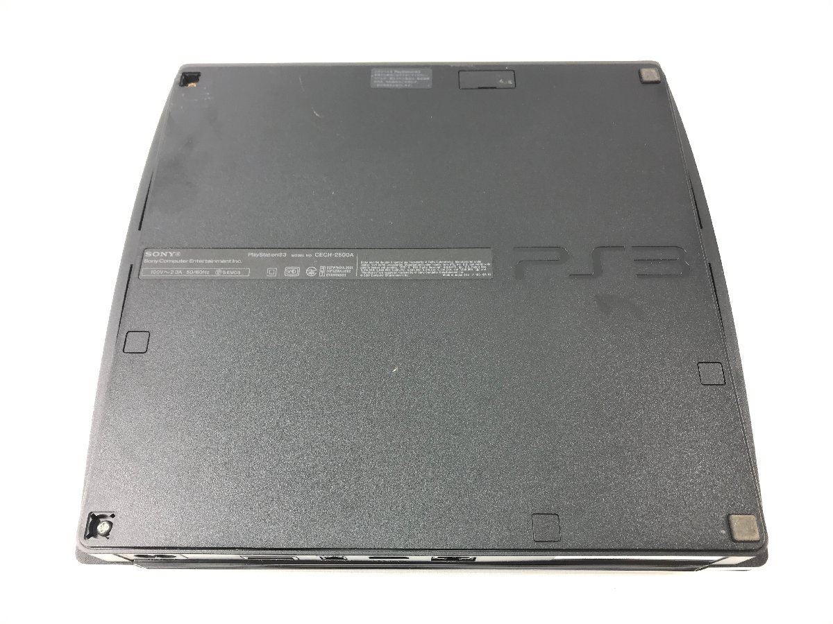 1円～ SONY ソニー PS3 PlayStation3 プレステーション3 CECH-2500A ブラック 本体のみ 初期化済み S04-33の画像2