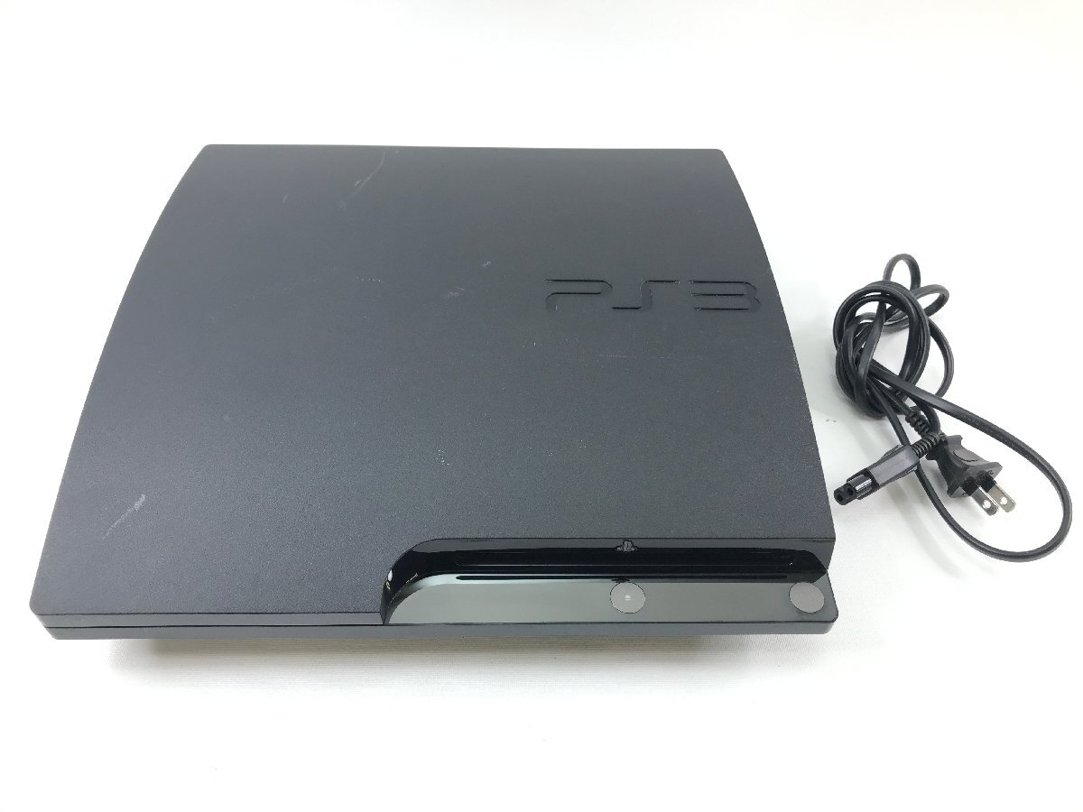 1円～ SONY ソニー PS3 PlayStation3 プレステーション3 CECH-2500A ブラック 本体のみ 初期化済み S04-33の画像1