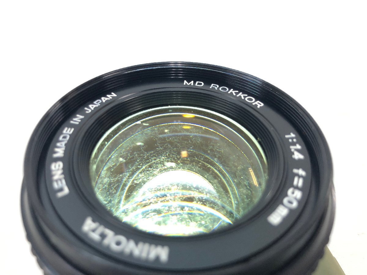 minolta ミノルタ MD ROKKOR f=50mm 1.4 カメラ レンズ ② F04-81の画像8