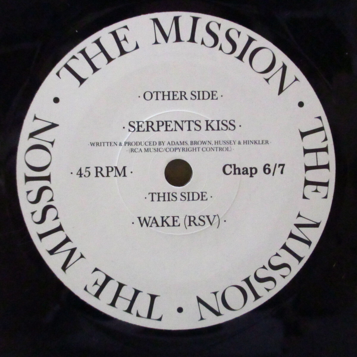 MISSION, THE(ザ・ミッション)-I - Serpents Kiss / Wake (RSV) (UK オリジ_画像3