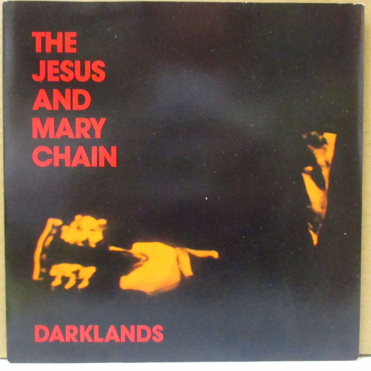 JESUS AND MARY CHAIN， TH(ジーザス & メリー・チェイン)-Darklands +2 (UK オリジナル 7インチ+シングル・ジャケ_画像1