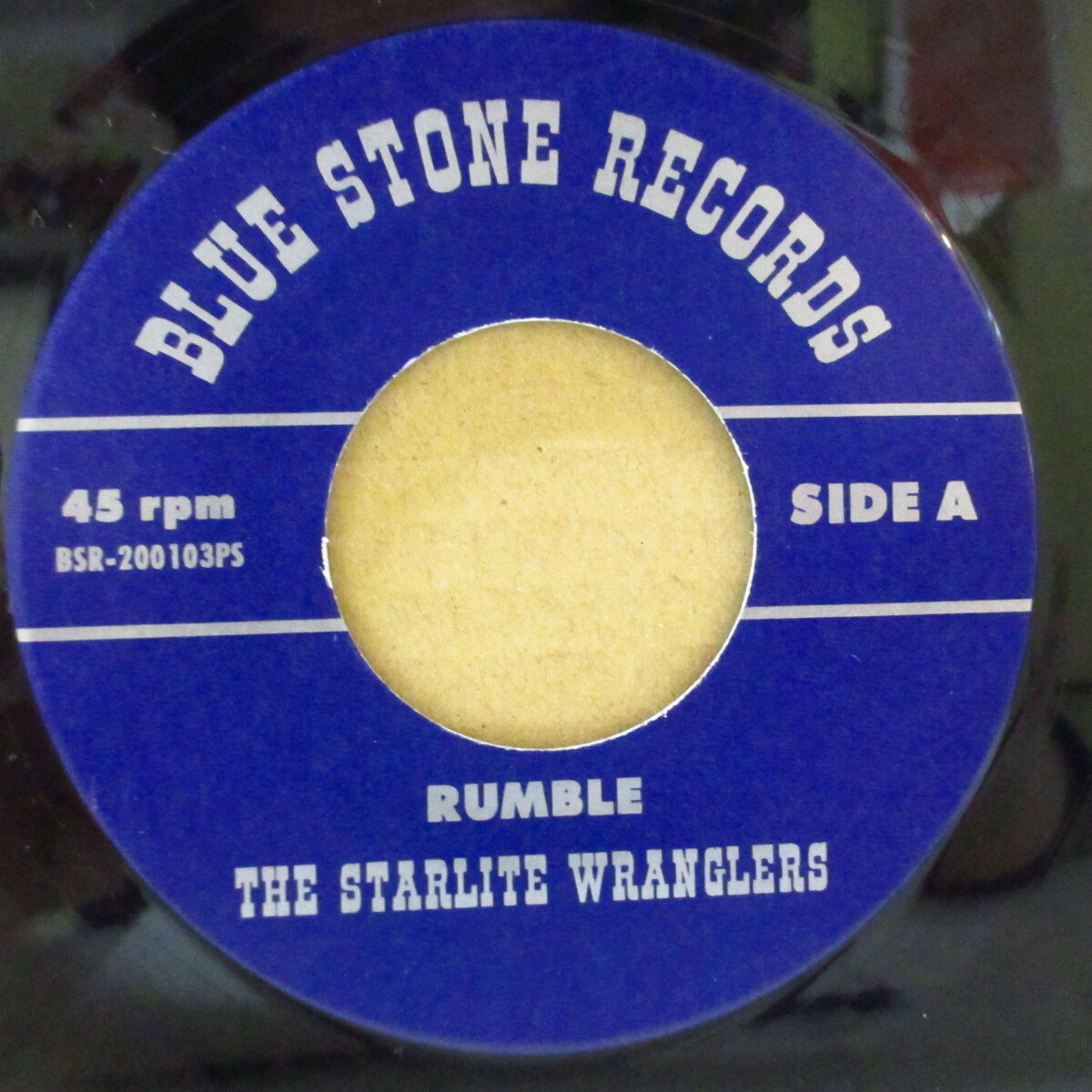 STARLITE WRANGLERS, THE(ザ・スターライト・ラングラーズ)-Rumble (Japan オリジナル 7インチ+マット・ソフト紙ジャケ)_画像3