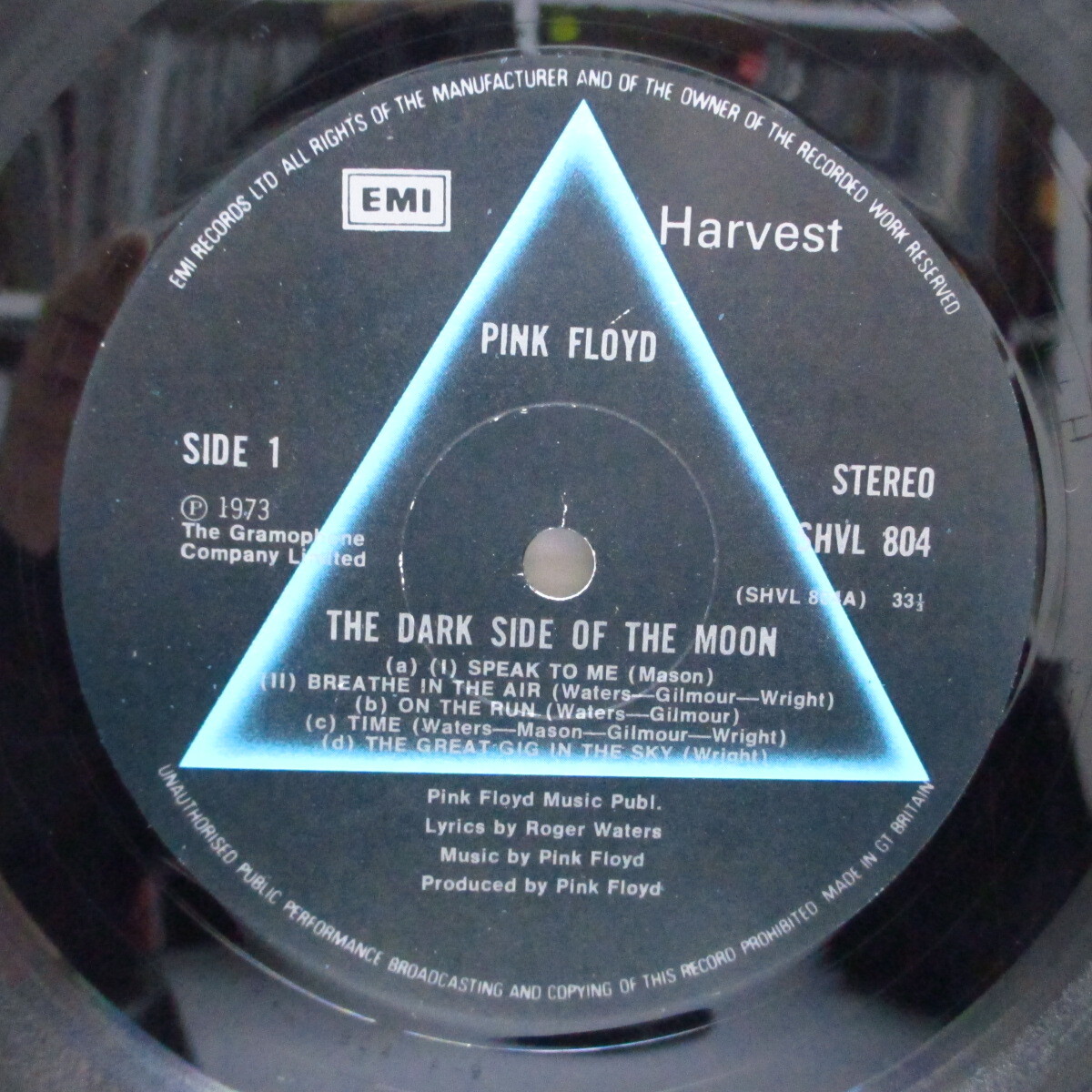 PINK FLOYD(ピンク・フロイド)-Dark Side Of The Moon (UK レイト70's 再発 LP_画像3