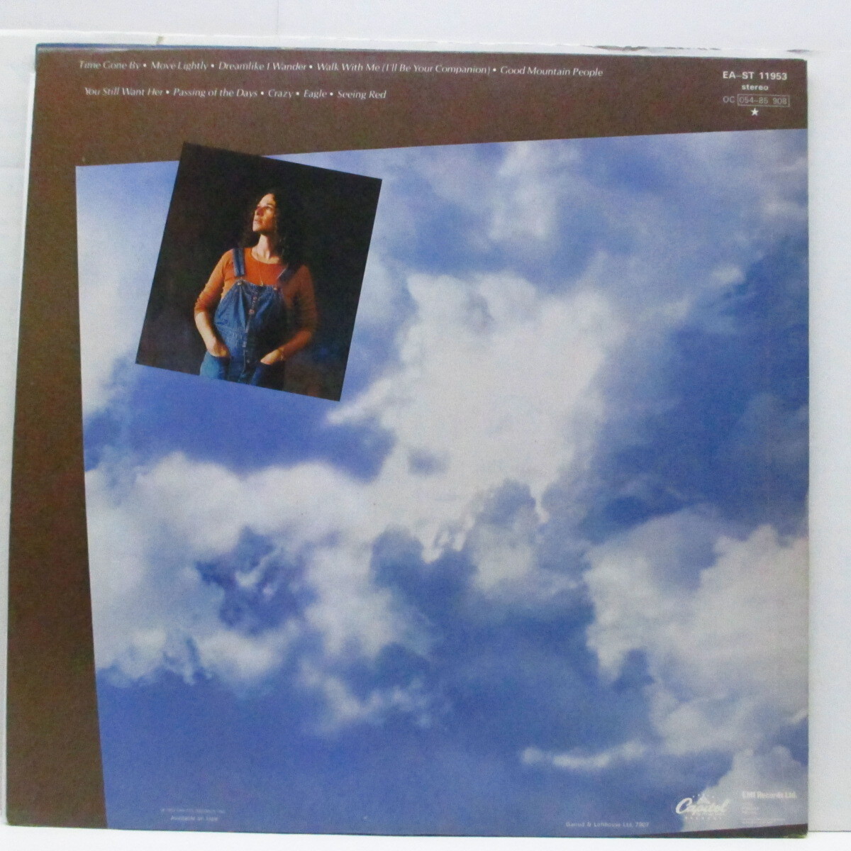 CAROLE KING(キャロル・キング)-Touch The Sky (UK オリジナル LP＋インナー/見開ジャケ)_画像2