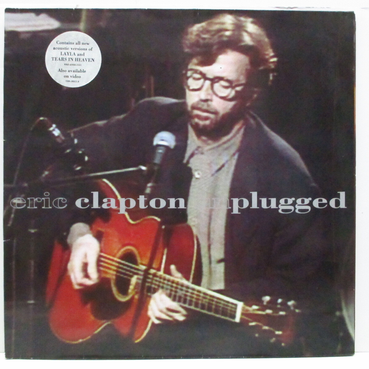 ERIC CLAPTON(エリック・クラプトン)-Unplugged (EU オリジナル LP+ソフト紙黒インナー/ステ_画像1