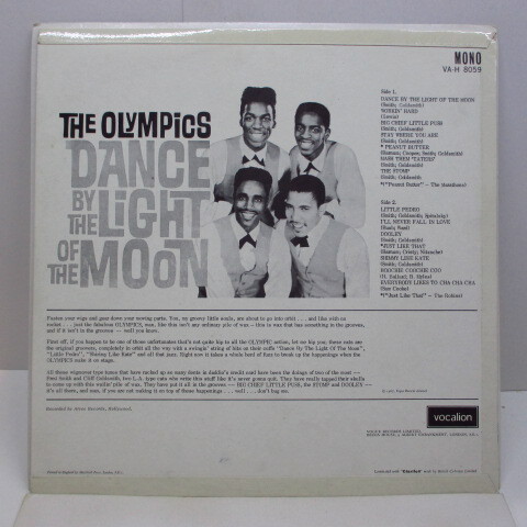 OLYMPICS etc-Dance By The Light Of The Moon (UK Orig.Mono)_画像2