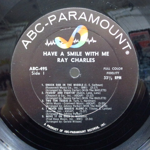 RAY CHARLES-Have A Smile With Me (US Orig.Mono LP)_画像3