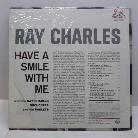RAY CHARLES-Have A Smile With Me (US Orig.Mono LP)_画像2