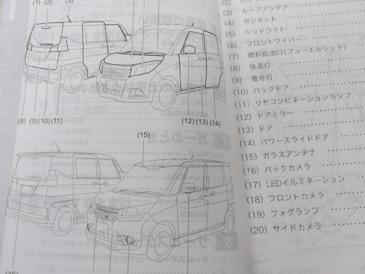 (R06/04/10) Φ スズキ / ソリオ / MA36S / 取扱説明書 / 中古 / 99011-81P06 / 印刷2015年8月_画像6