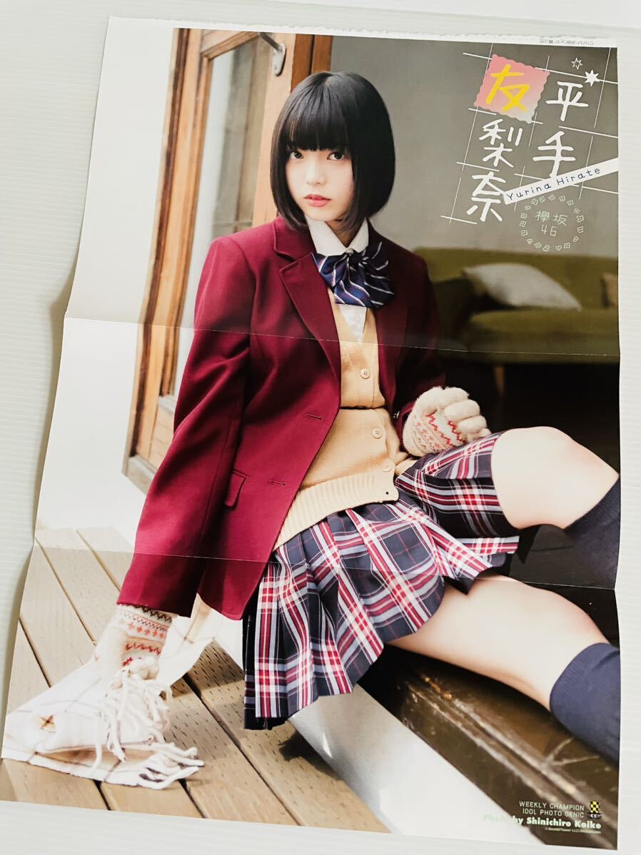平手友梨奈 グラビア ポスター 週刊少年チャンピオン 2016年 欅坂46の画像1