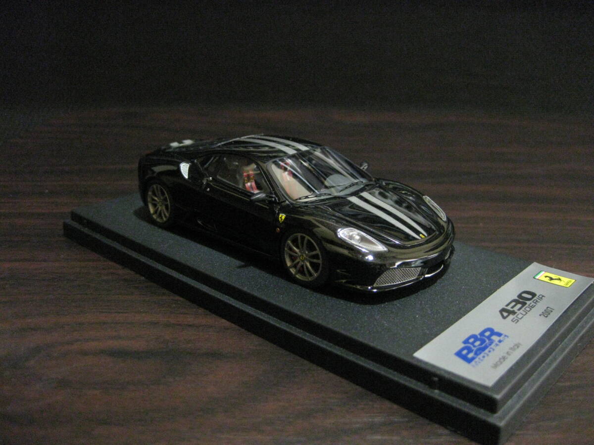 BBR 1/43 Ferrari F430 Scuderia New Black Daytonaの画像2