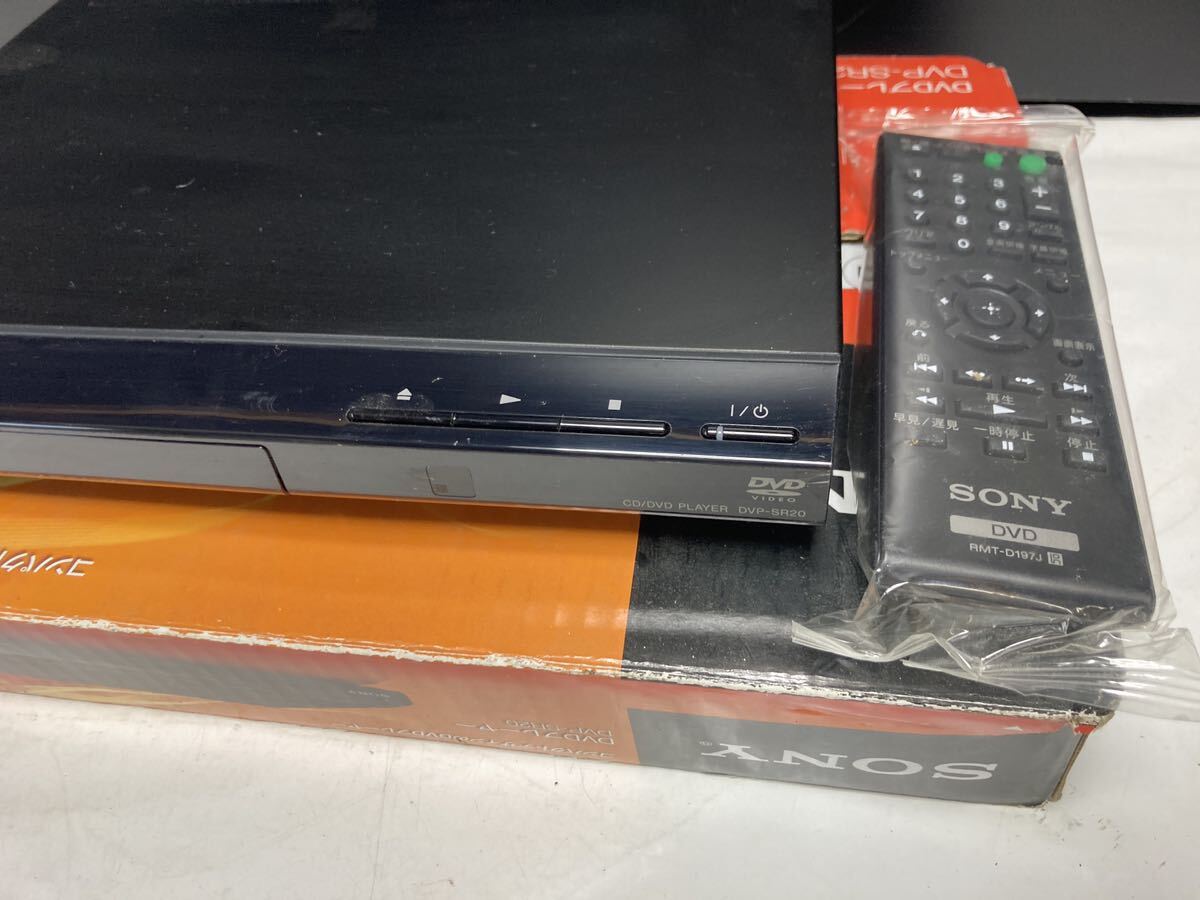 SONY DVP-SR20 DVDプレーヤー CDプレーヤー リモコン付の画像2