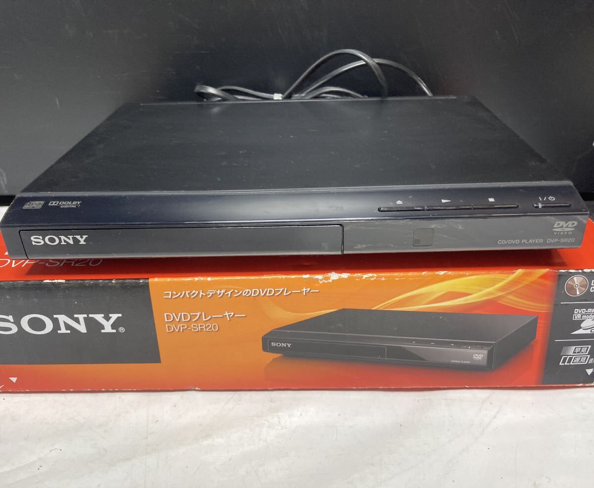 SONY DVP-SR20 DVDプレーヤー CDプレーヤー リモコン付の画像3