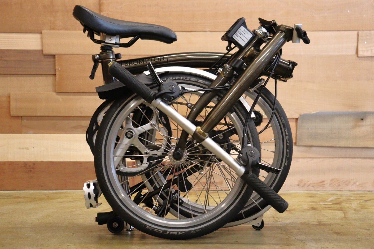 ブロンプトン BROMPTON S6L 2×3速 BLACK LACQUER 2021モデル 16インチ 折り畳みミニベロ フォールディングバイク 【立川店】の画像10