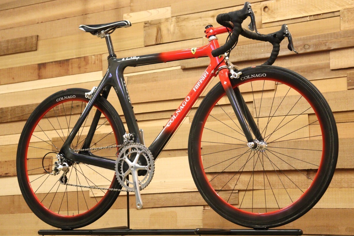 【訳あり】 コルナゴ フェラーリ COLNAGO for FERRARI CF1-500 カンパ レコード record 10速 ロードバイク【立川店】の画像3