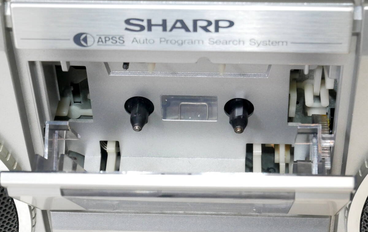 ▲(R604-E90)ジャンク SHARP GF-229 シャープ ラジカセ ビンテージ レトロ 部品取り コレクション_画像3