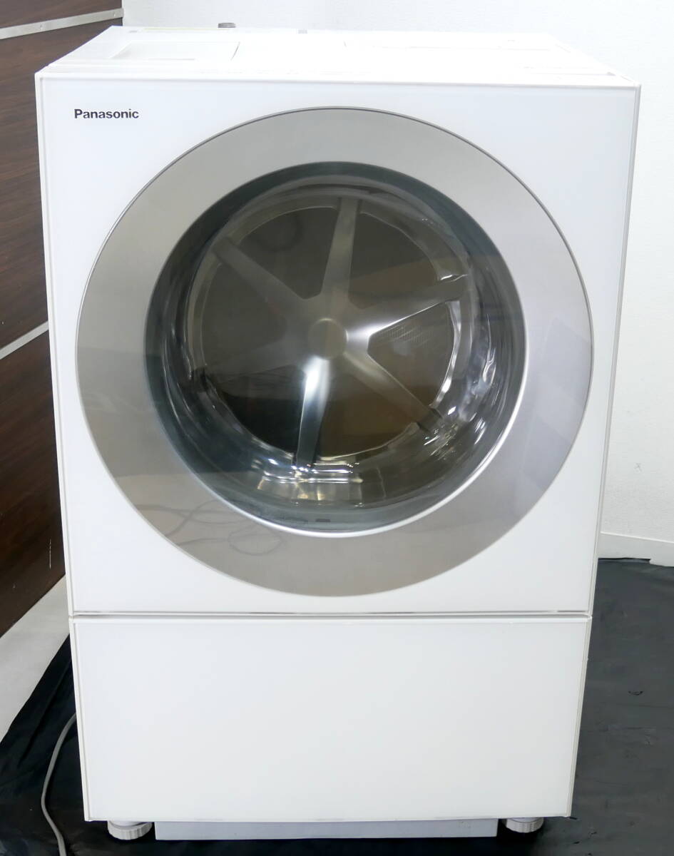 直接引取 東大阪(R603-H120)動作品 Panasonic NA-VG710L Cuble 2017年モデル 温水ドラム式洗濯機 左開き 洗濯・脱水容量7kg／乾燥容量3kg_画像2
