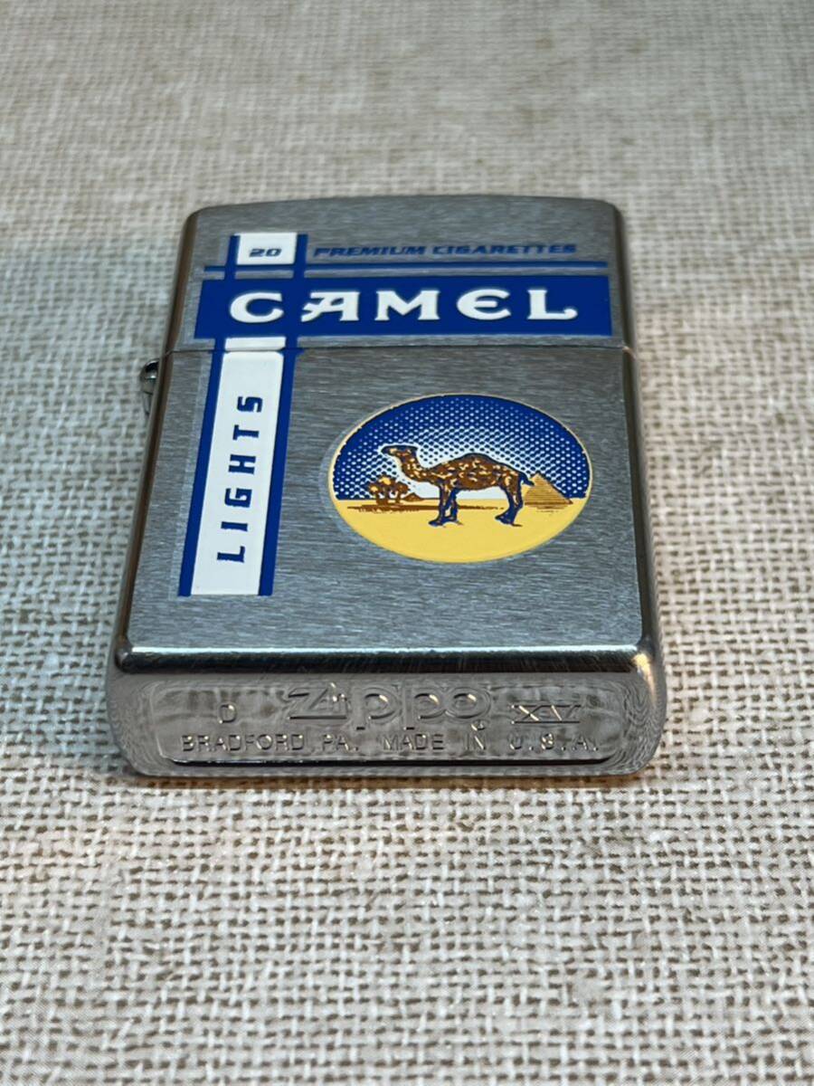 【送料無料】 zippo CAMEL タバコ付　未使用品_画像2