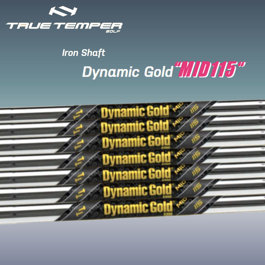 ★☆トゥルー・テンパーUS　“ Dynamic Gold MID115 ” S300　4～P　7本　新品☆★_画像1