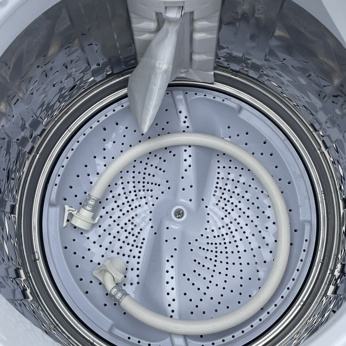 大容量 ! ! ◇シャープ 洗濯機 2021年製 8Kg インバーター搭載 低騒音 高い洗浄力 ESーGV8E 洗浄済み ! !_画像5