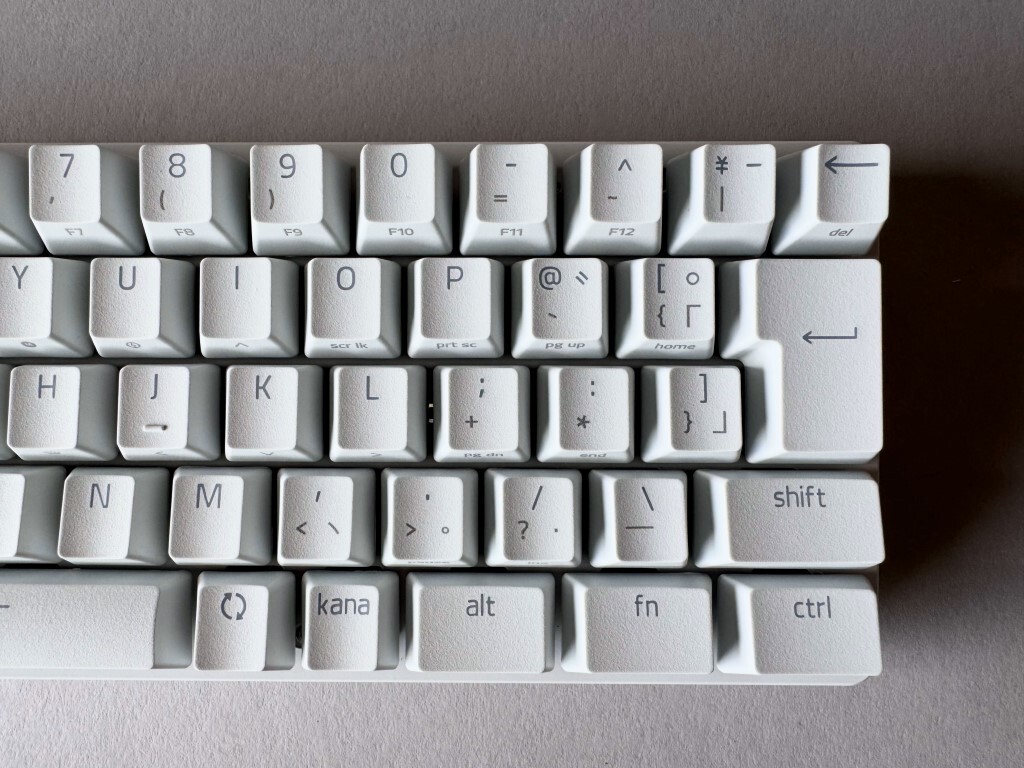 RAZER HUNTSMAN MINI JP Mercury White Clicky Optical Switch 日本語配列 紫軸_画像5