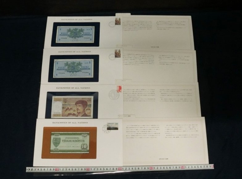 L5611 フィンランド フランス フェロー ピン札 外国 海外 紙幣 貨幣 通貨の画像1