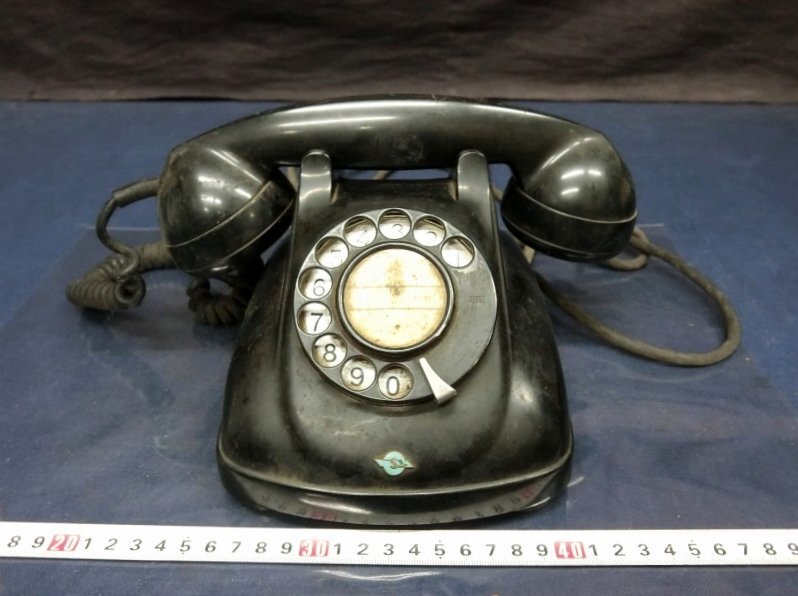 L4564 4号 自動式 電話機 96号 ダイヤル式 昭和レトロの画像1