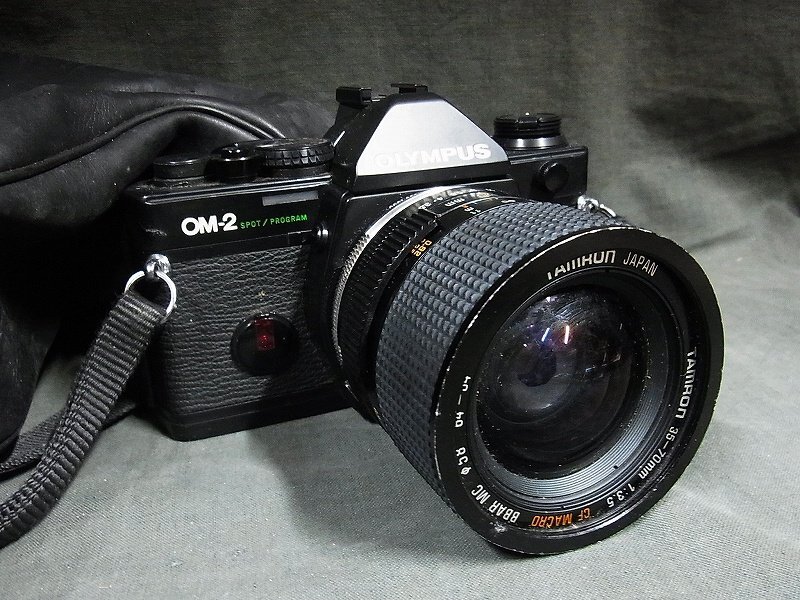 A4411 オリンパスOM-2 レンズ：タムロン フィルムカメラ 現状品の画像1