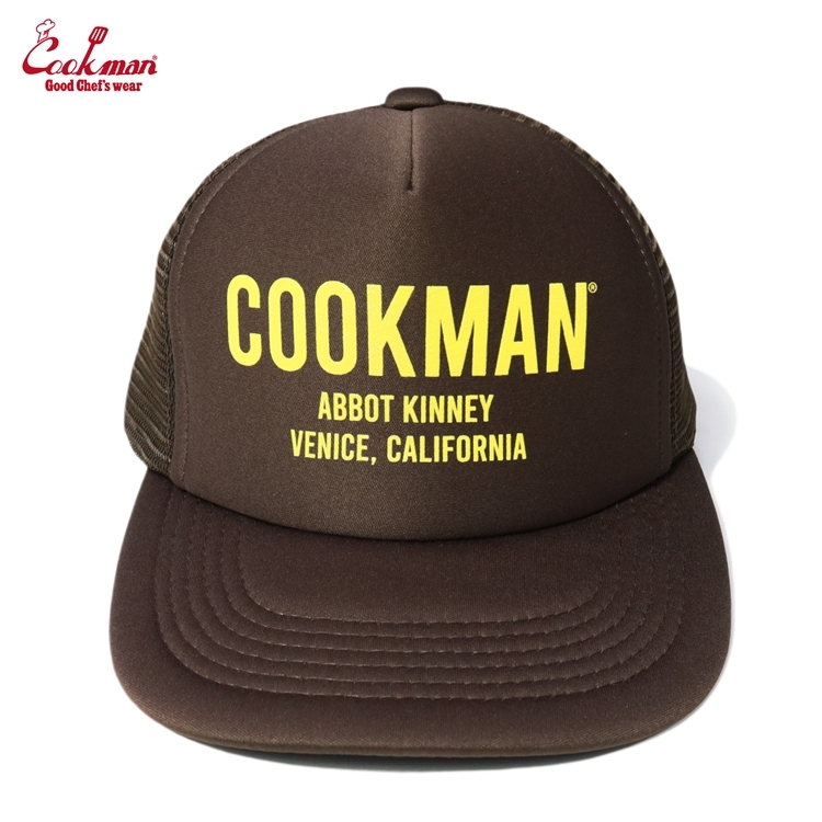 COOKMAN/クックマン メッシュキャップ 帽子 キャップ Mesh Cap Cookman Abbot Kinney Chocolate 茶色 チョコレート ブラウンの画像4