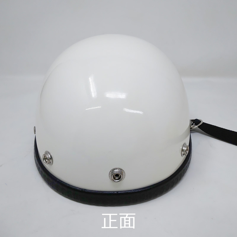 wa. equipped! equipment ornament for half helmet type : Eagle dot button HA-01D- ivory - size M