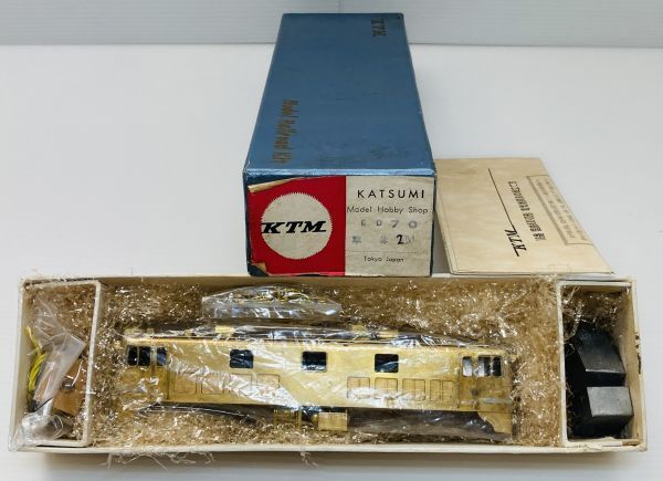 カツミ模型店 国鉄ED70形電気機関車 真鍮車体 HOゲージの画像1