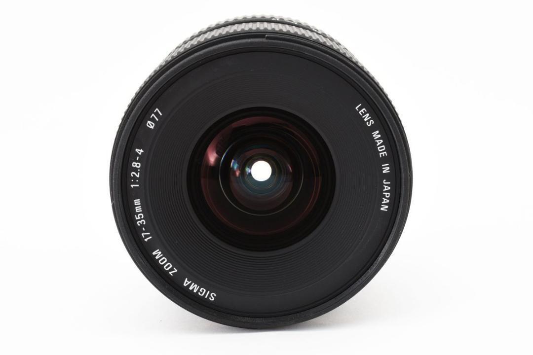22624Y3 完動品 SIGMA シグマ AF 17-35mm F2.8-4 EX DG HSM Canonキヤノン 広角ズームレンズ フード付き Canonの画像3