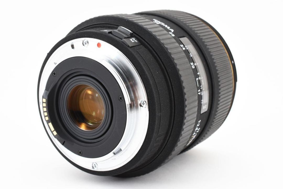 22624Y3 完動品 SIGMA シグマ AF 17-35mm F2.8-4 EX DG HSM Canonキヤノン 広角ズームレンズ フード付き Canonの画像4